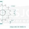 KIT CHAINE HRD 50 SM 03-  >428< - DID