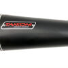 Ligne échappement Inox Noir brossé Versys 650, 18-, avec catalyseur - TAKKONI