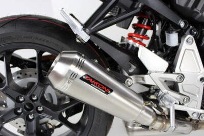 Ligne échappement INOX Versys 650, 18-, avec catalyseur - TAKKONI