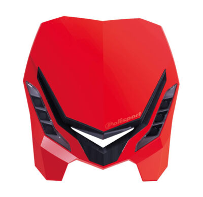 Phare Avt E>Blaze ROUGE/NOIR - POLISPORT