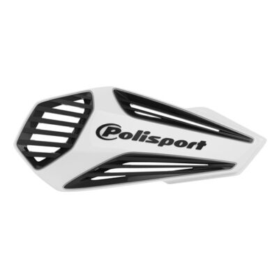 Plastique de remplacement Protèges mains MX Air BLANC/NOIR - POLISPORT
