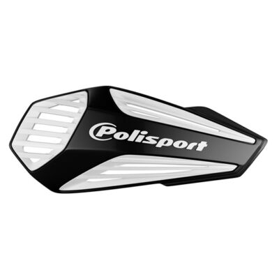 Plastique de remplacement Protèges mains MX Air NOIR/BLANC - POLISPORT
