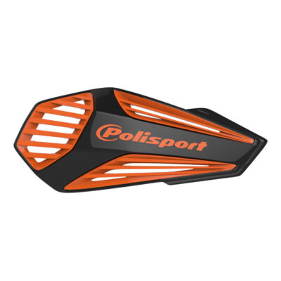 Plastique de remplacement Protèges mains MX Air NOIR/ORANGE - POLISPORT