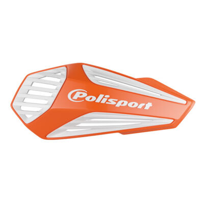 Plastique de remplacement Protèges mains MX Air ORANGE/BLANC - POLISPORT