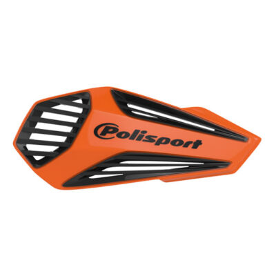 Plastique de remplacement Protèges mains MX Air ORANGE/NOIR - POLISPORT