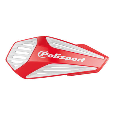 Plastique de remplacement Protèges mains MX Air ROUGE/BLANC - POLISPORT