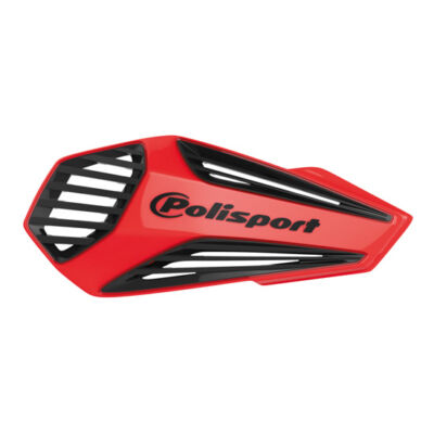 Plastique de remplacement Protèges mains MX Air ROUGE/NOIR - POLISPORT