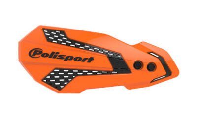 Plastique de remplacement Protèges mains MX Flow ORANGE/NOIR - POLISPORT