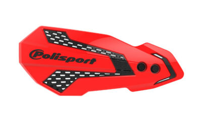 Plastique de remplacement Protèges mains MX Flow ROUGE/NOIR - POLISPORT