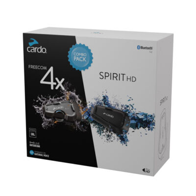 Intercom Cardo FRC 4X & SPIRIT HD BUNDLE - CARDO